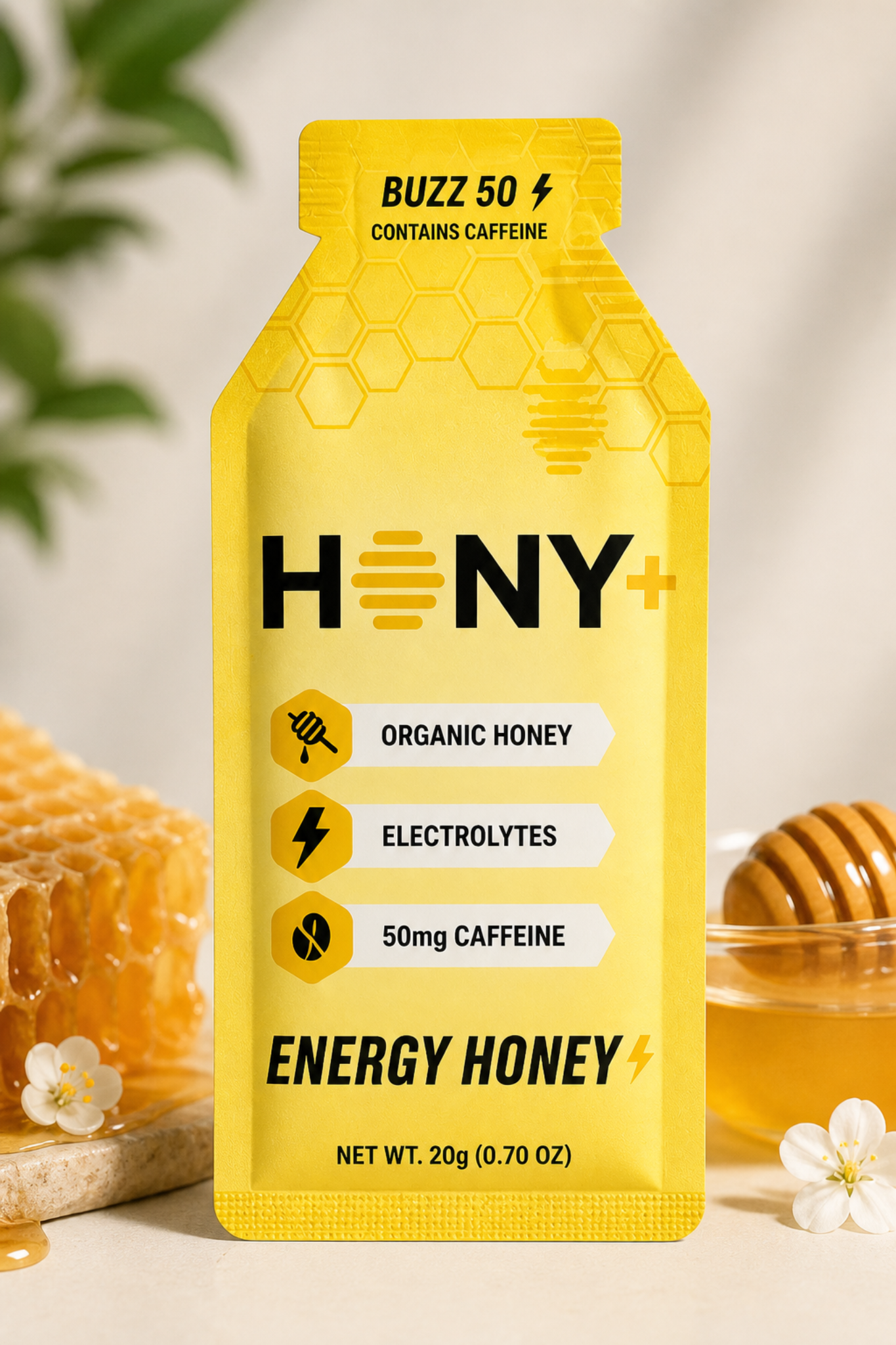 Hony+ Buzz 50 Energy Honey