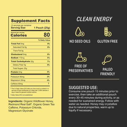 Hony+ Buzz 50 Energy Honey
